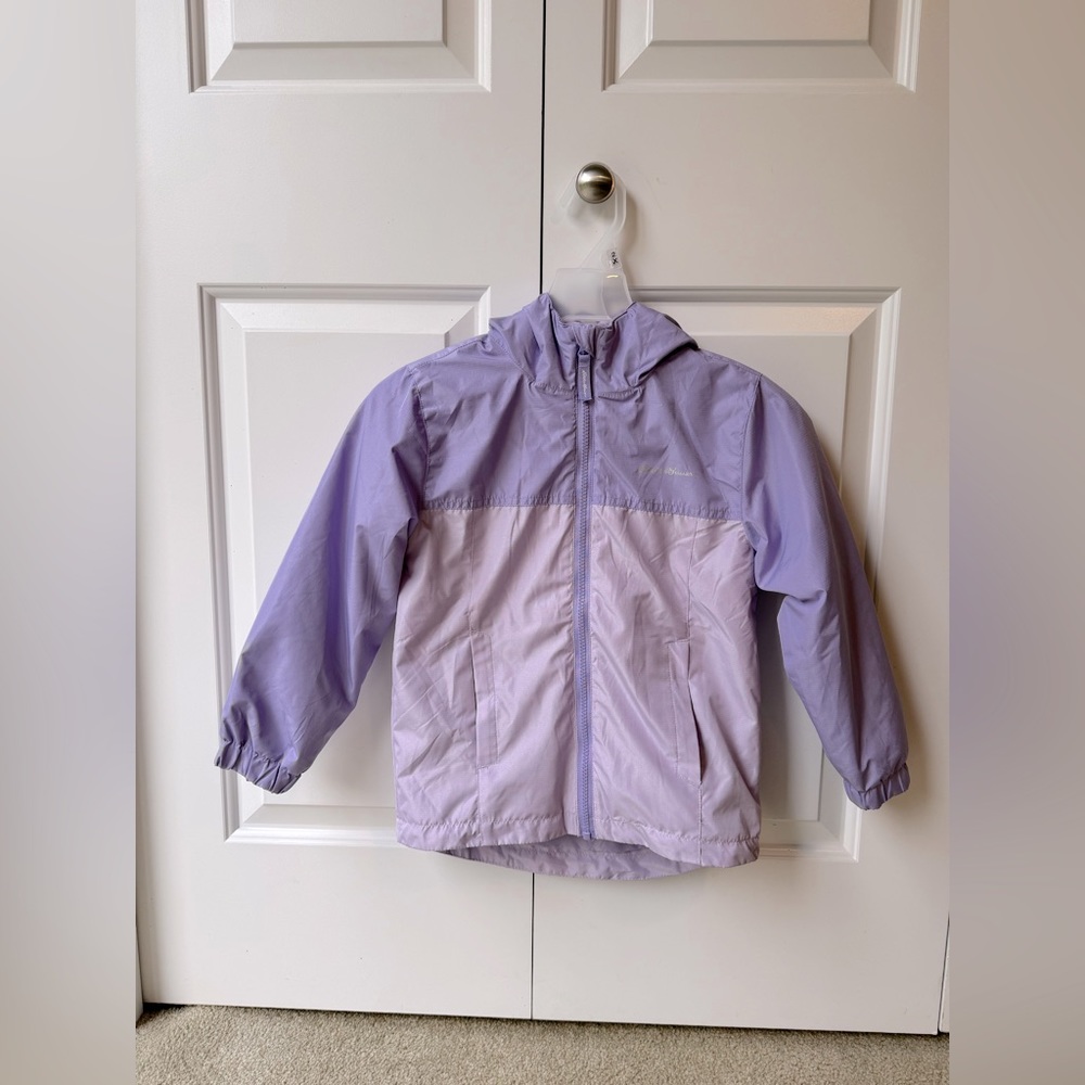 Eddie Bauer purple two layer jacket size XS 5/6